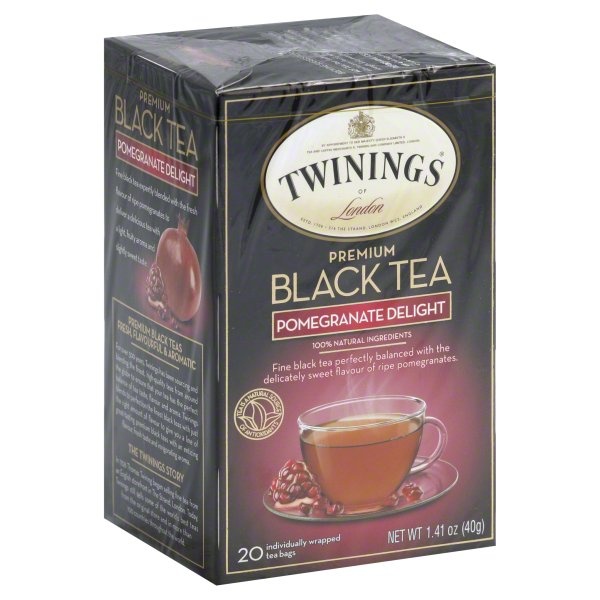 slide 1 of 1, Twinings Tea, Premium Black, Pomegranate Delight, Bags, 20 ct