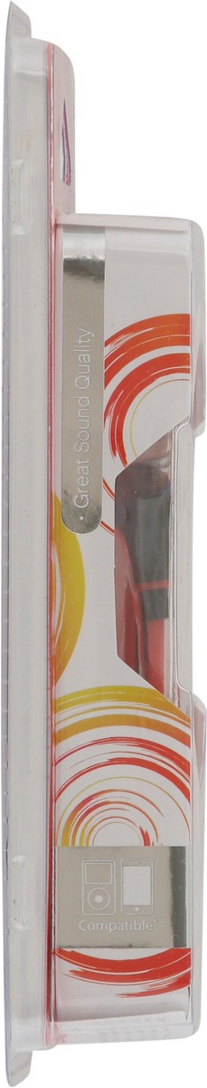 slide 9 of 11, iVibe Flat Cable Stereo with Microphones Earphones 1 ea, 1 ct