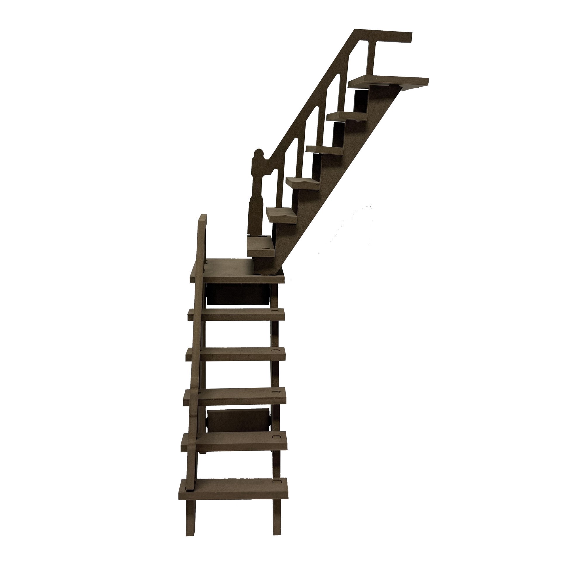 slide 2 of 3, Miniature Stairs By Make Market, 6.3 in x 5.4 in x 13.3 in