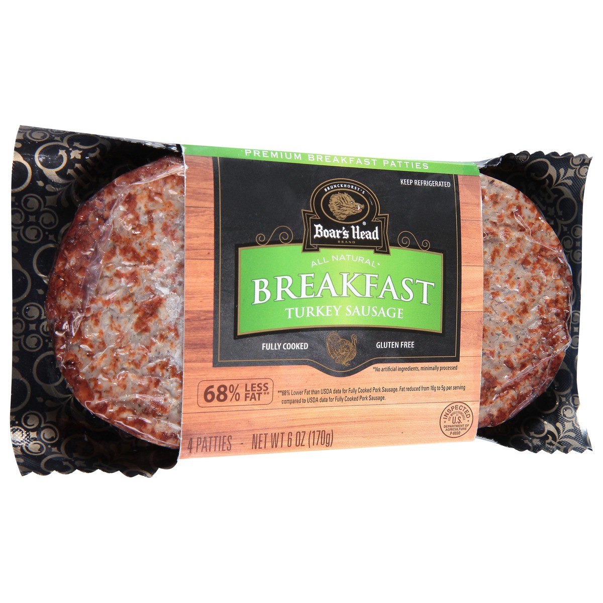 slide 7 of 9, Boar's Head Boar’s Head All Natural Turkey Sausage, 4 ct