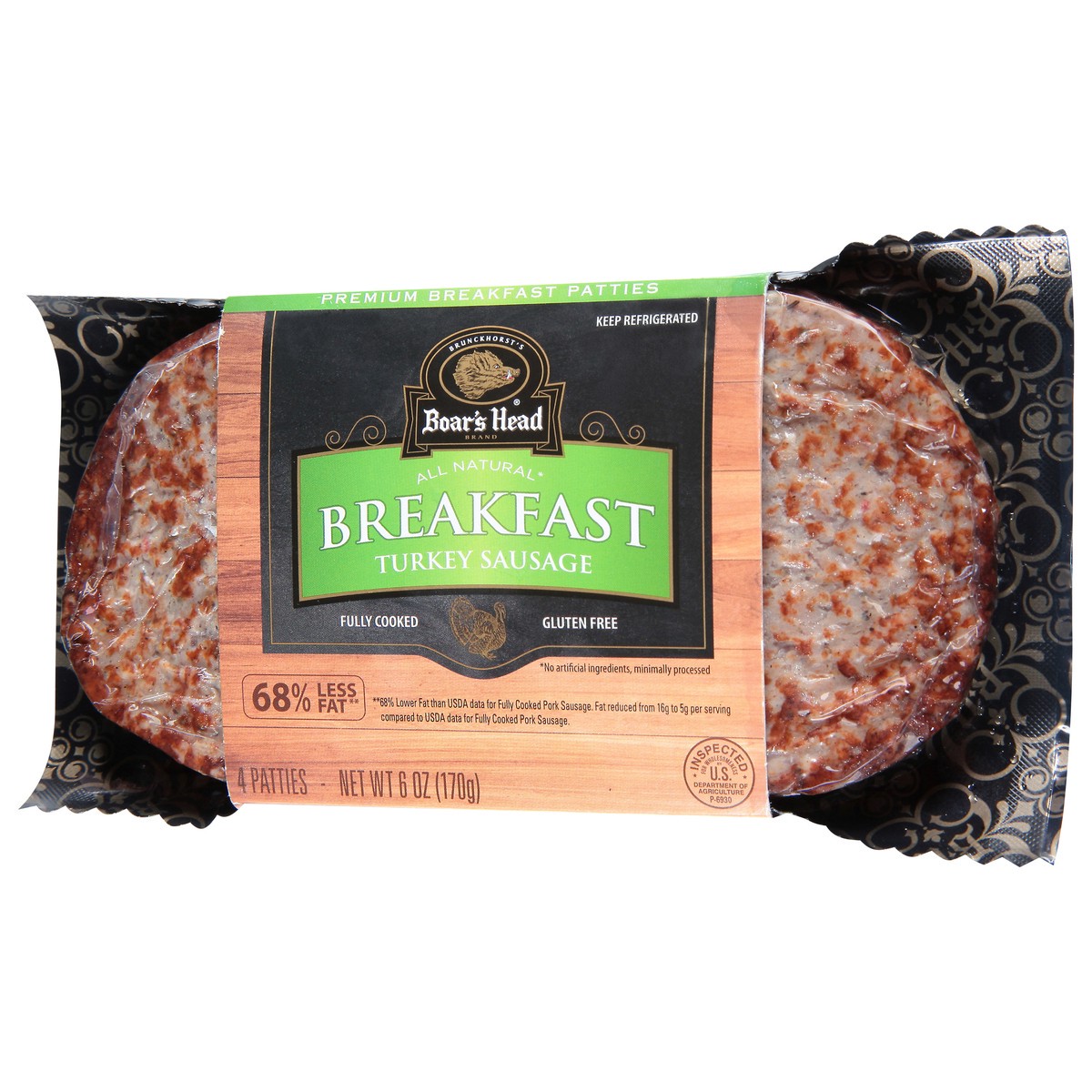 slide 5 of 9, Boar's Head Boar’s Head All Natural Turkey Sausage, 4 ct