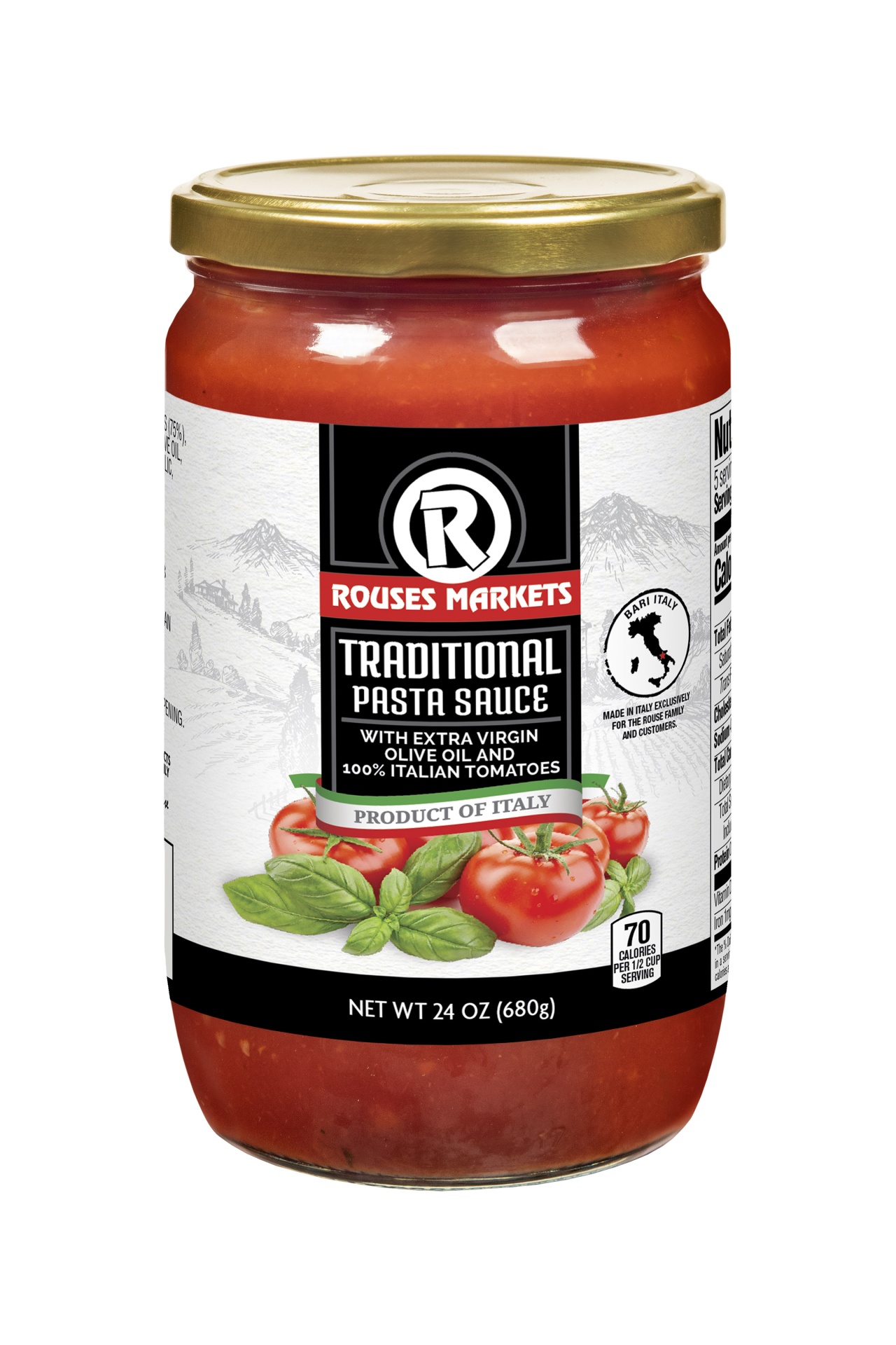 slide 1 of 1, Rouses Traditional Sauce, 24 oz