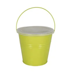 HD Outdoors Metal Bucket Citronella Candle - Lime Green