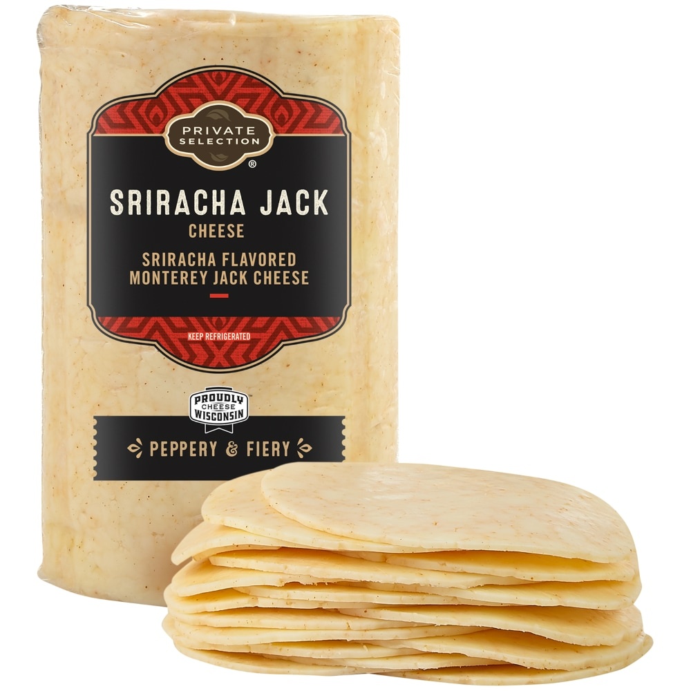 slide 1 of 1, Private Selection Sriracha Jack Cheese, per lb