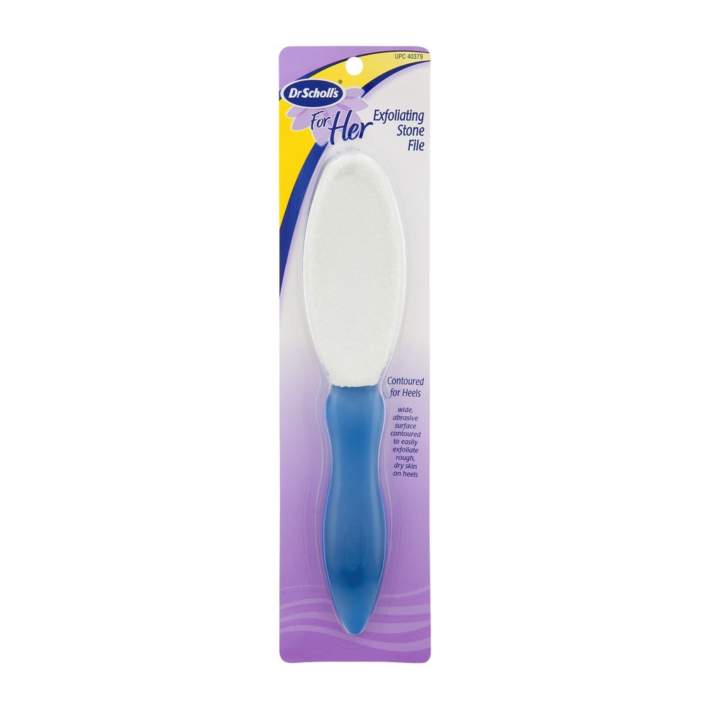 slide 1 of 1, Dr. Scholl's Dream Walk Exfoliating Stone File, 1 ct