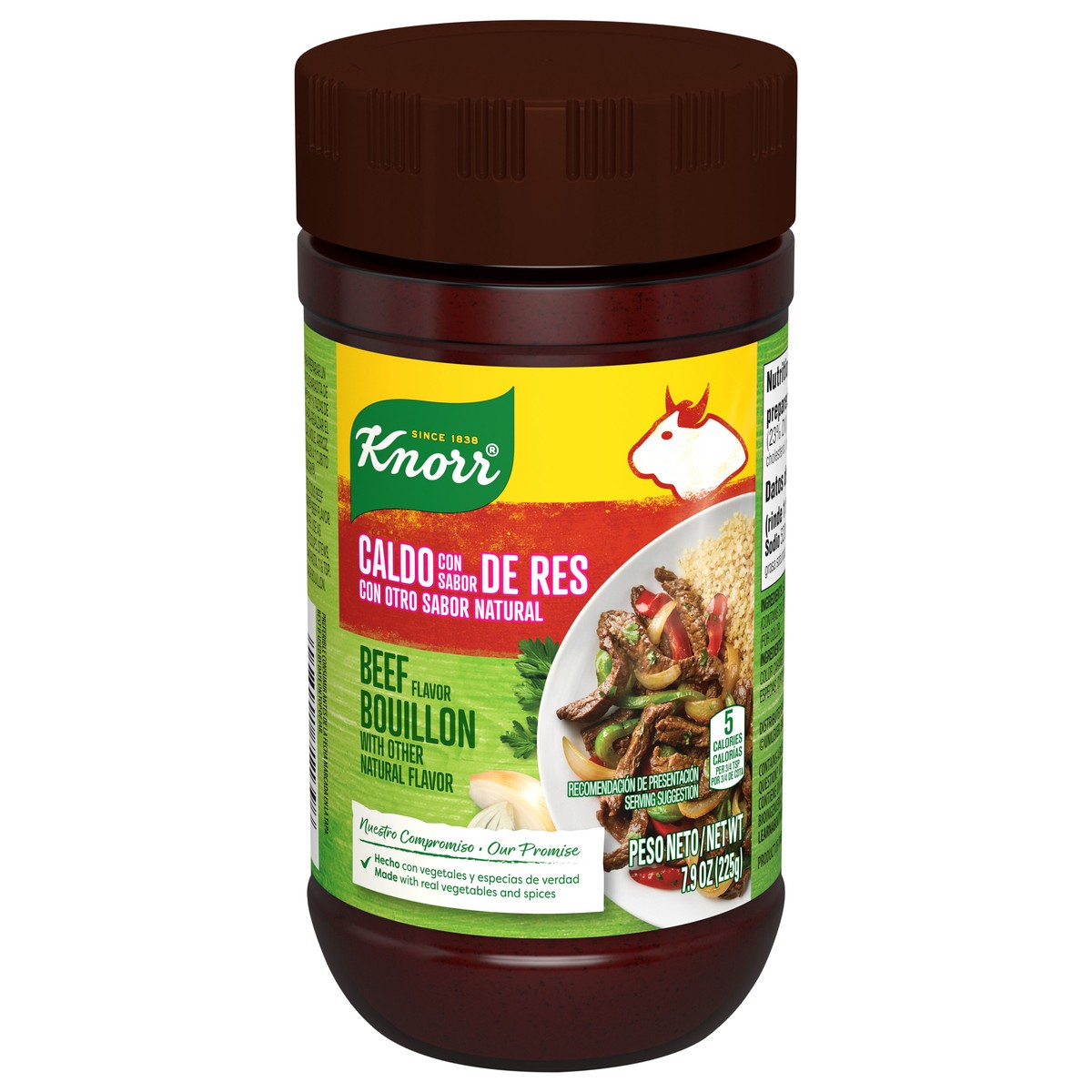 slide 1 of 9, Knorr 7.9 oz Beef Flavor Bouillon Granulated, 7.9 oz