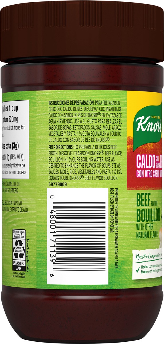 slide 7 of 9, Knorr 7.9 oz Beef Flavor Bouillon Granulated, 7.9 oz