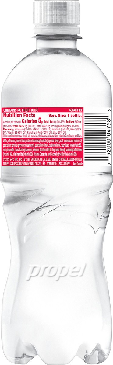 slide 3 of 4, PROPEL Orange Raspberry Enhanced Water, 16.9 fl oz