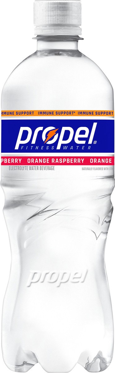 slide 4 of 4, PROPEL Orange Raspberry Enhanced Water, 16.9 fl oz