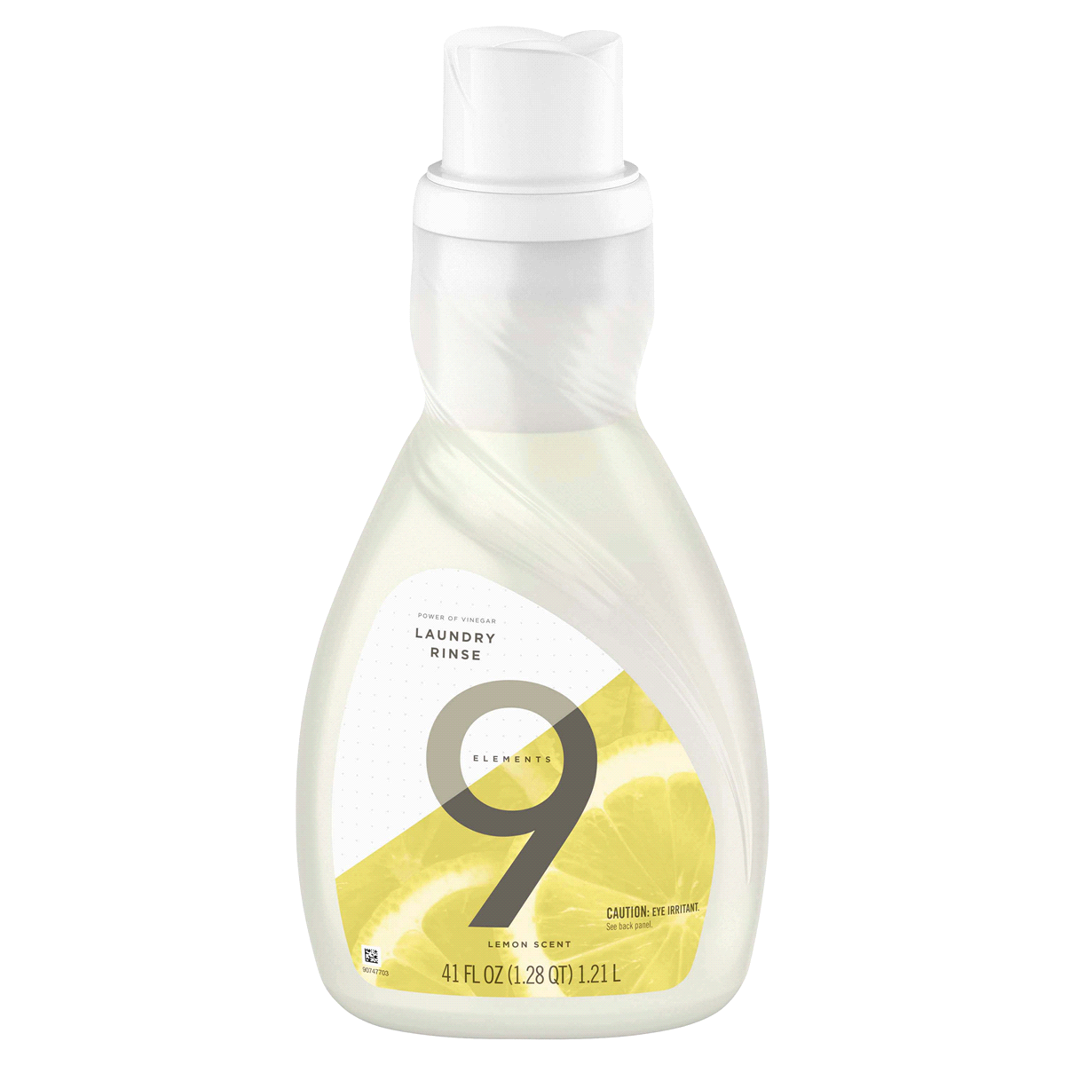 slide 1 of 1, 9 Elements Liquid Laundry Rinse, Lemon Scent, 41 oz