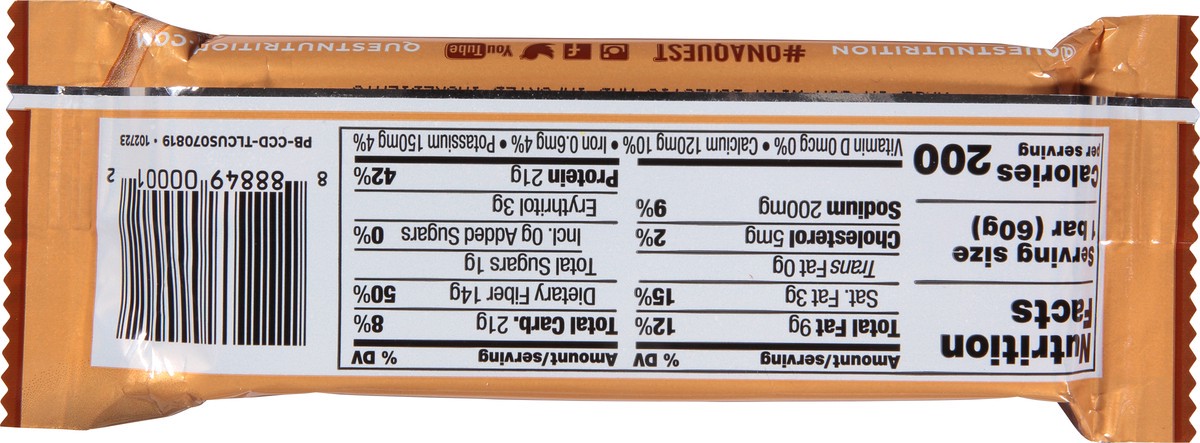 slide 5 of 14, Quest Chocolate Chip Cookie Dough Protein Bar, 2.12 oz