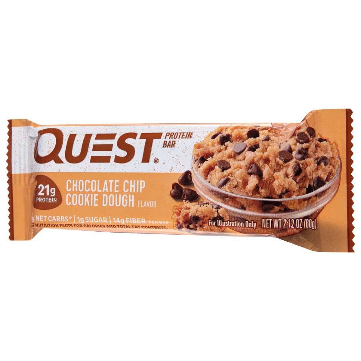 slide 11 of 14, Quest Chocolate Chip Cookie Dough Protein Bar, 2.12 oz