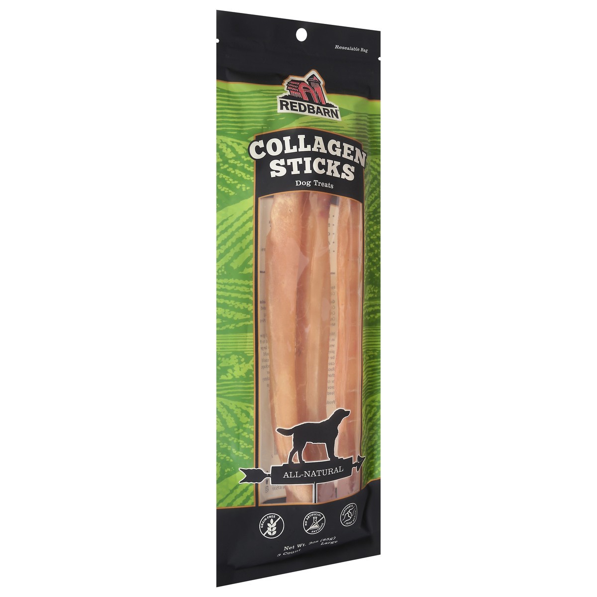 slide 2 of 9, Redbarn Collagen Sticks Dog Treats Large 3 ea, 3 ct