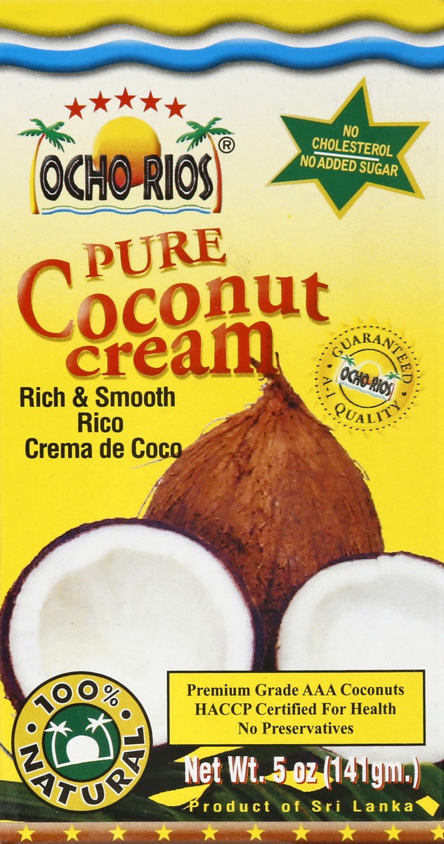 slide 1 of 4, Ocho Rios Pure Coconut Cream 5 Ounces, 5 oz