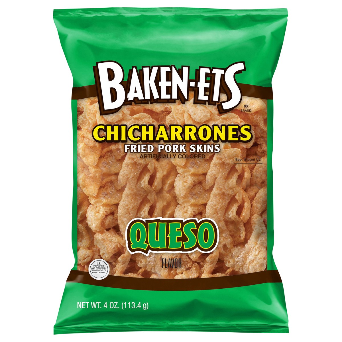 slide 2 of 4, BAKEN-ETS Fried Pork Skins, 4 oz