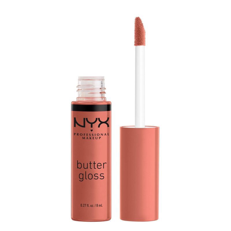 slide 1 of 50, NYX Professional Makeup Butter Lip Gloss - 35 Bit of Honey - 0.27 fl oz, 0.32 oz