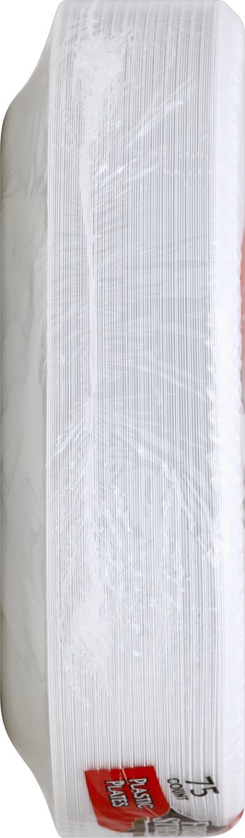 slide 2 of 6, First Street 8 7/8 Inch Plastic Plates, 75 ct