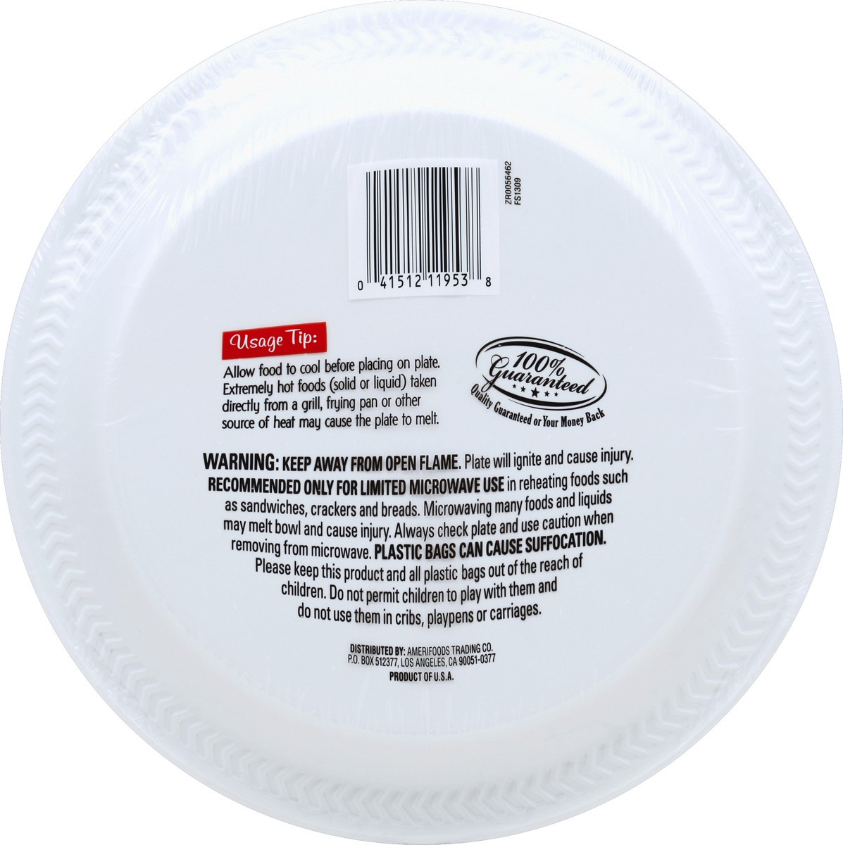 slide 4 of 6, First Street 8 7/8 Inch Plastic Plates, 75 ct