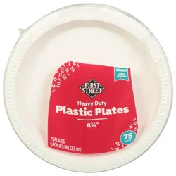 First Street 8 7/8 Inch Plastic Plates