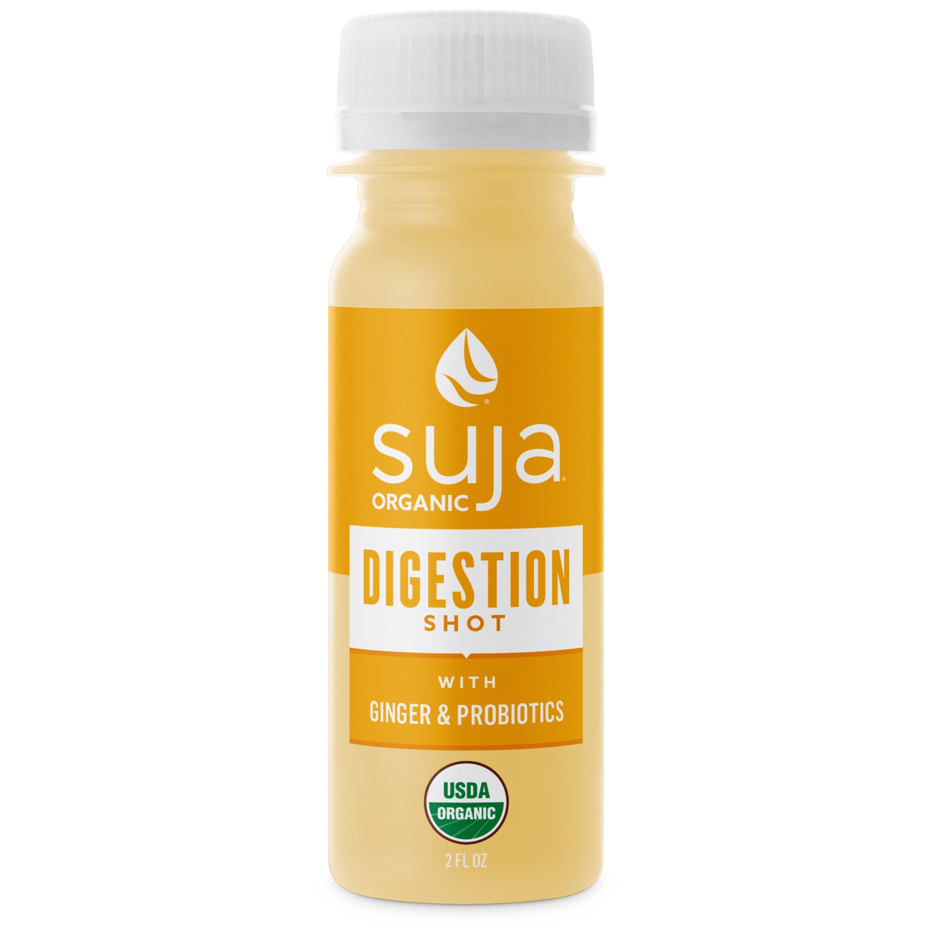 slide 1 of 8, Suja Organic Digestion Ginger Pineapple Shot, 2 fl oz Bottle, 2 fl oz