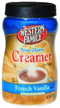 slide 1 of 1, Western Family Non-Dairy French Vanilla Cream, 8 oz