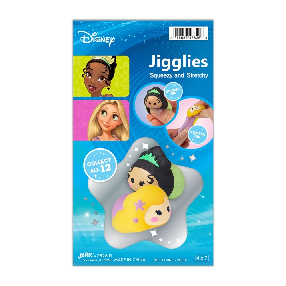 slide 1 of 1, Ja-Ru Disney Tiana & Rapunzel Jigglies Toy, 2 ct