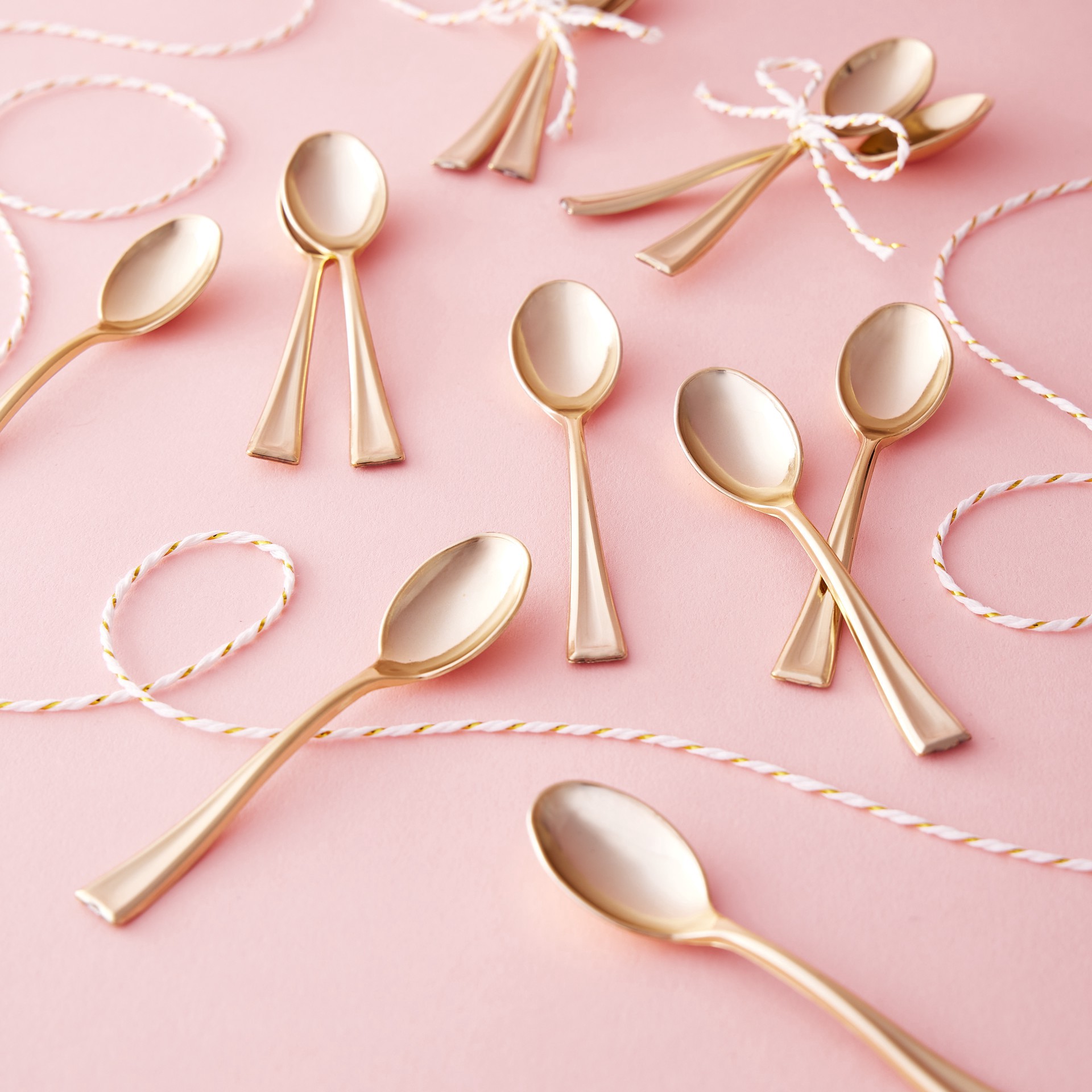 slide 4 of 4, Gold Mini Spoons By Celebrate It, 24ct., 24 ct