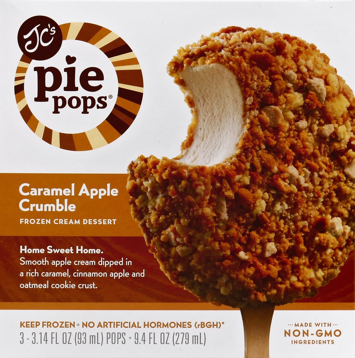 slide 4 of 4, Jc's Caramel Apple Crumble Pie Pops, 9.4 oz