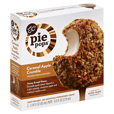 slide 1 of 4, Jc's Caramel Apple Crumble Pie Pops, 9.4 oz