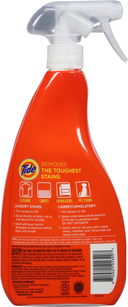 slide 8 of 9, Tide +Ultra Oxi All-Fabric Stain Remover, 22 fl oz