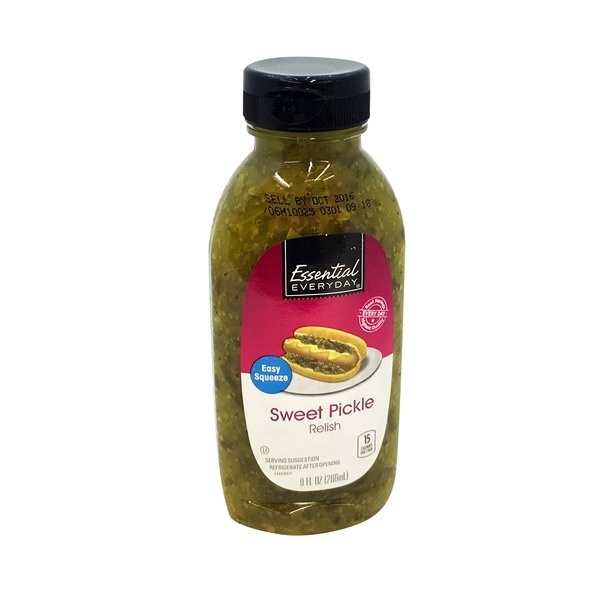 slide 1 of 1, Essential Everyday Sweet Pickle Relish, 24 fl oz