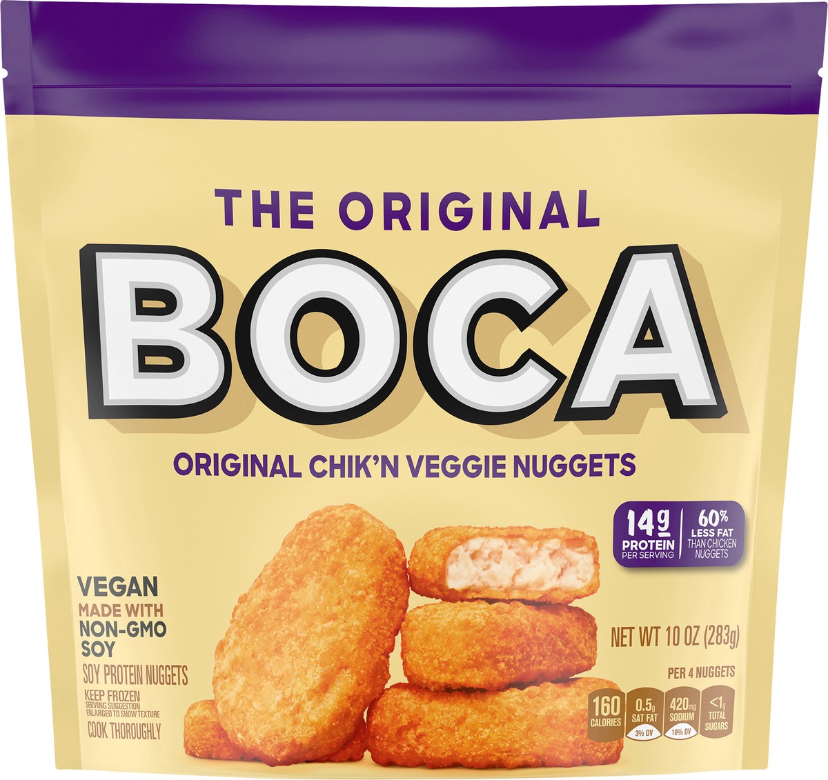 slide 1 of 9, BOCA Original Chik'N Veggie Nuggets 10 oz, 10 oz