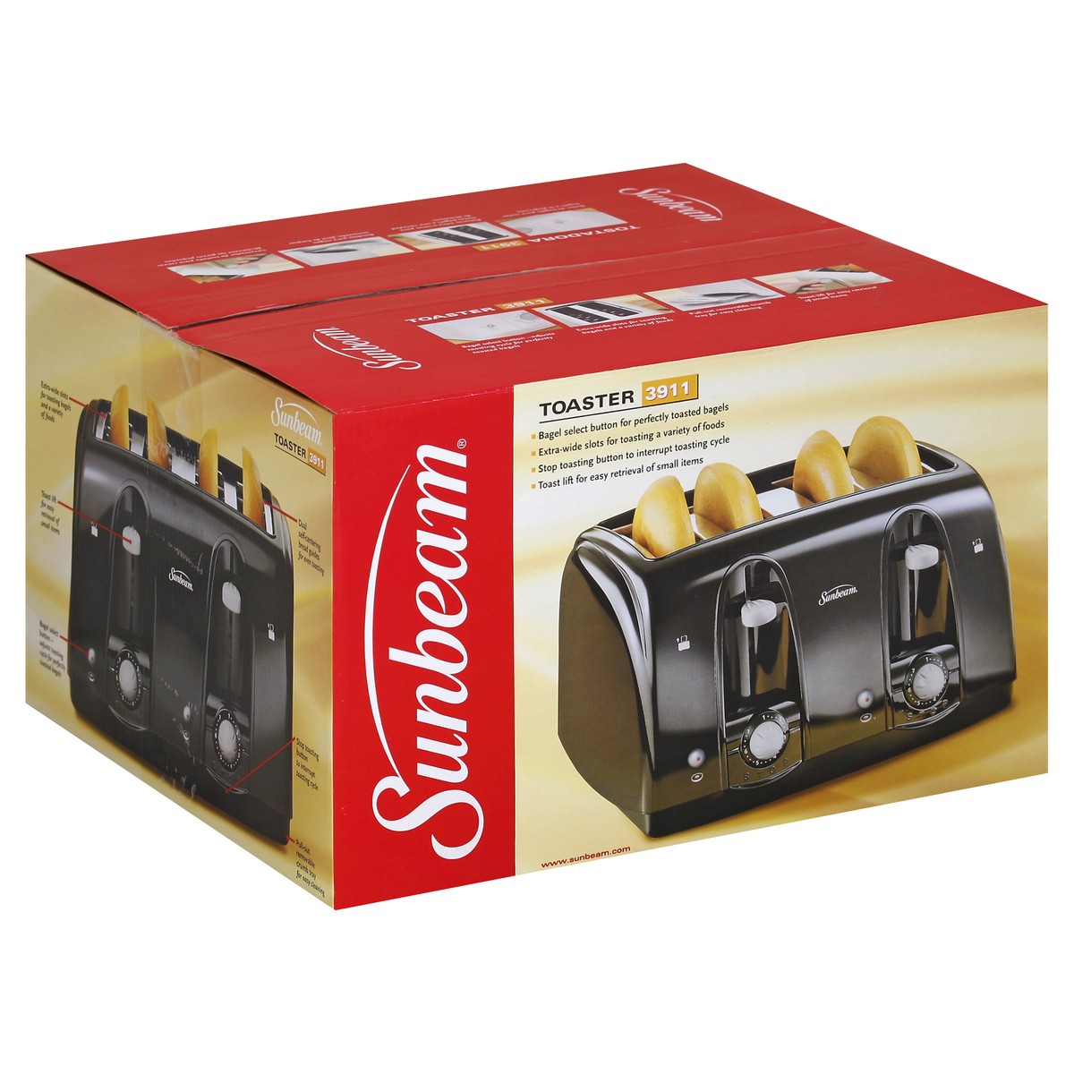 slide 2 of 6, Sunbeam Toaster 1 ea, 1 ct