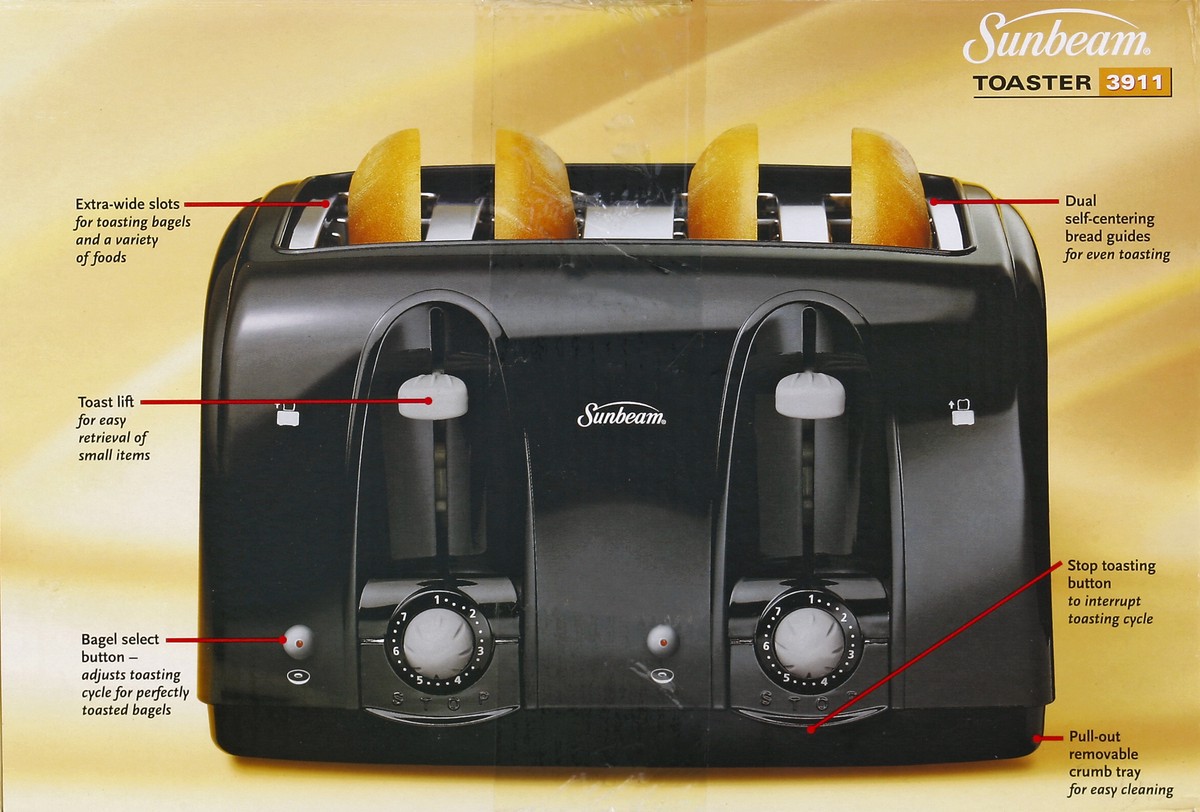 slide 4 of 6, Sunbeam Toaster 1 ea, 1 ct