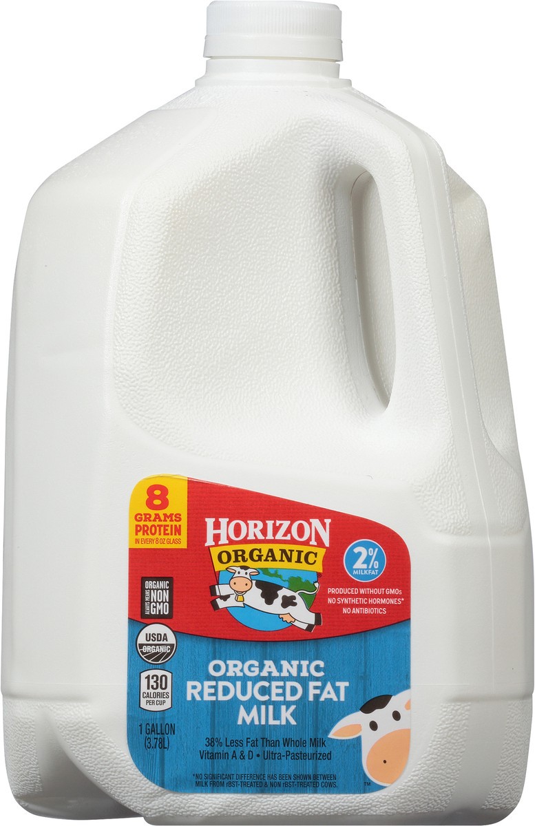 slide 7 of 9, Horizon Organic High Vitamin D 2 Percent Milk, High Vitamin D Reduced Fat Milk, 128 FL OZ Gallon Bottle, 128 fl oz