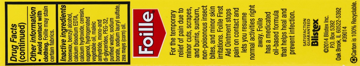 slide 4 of 9, Foille First Aid Ointment 1 oz, 1 oz