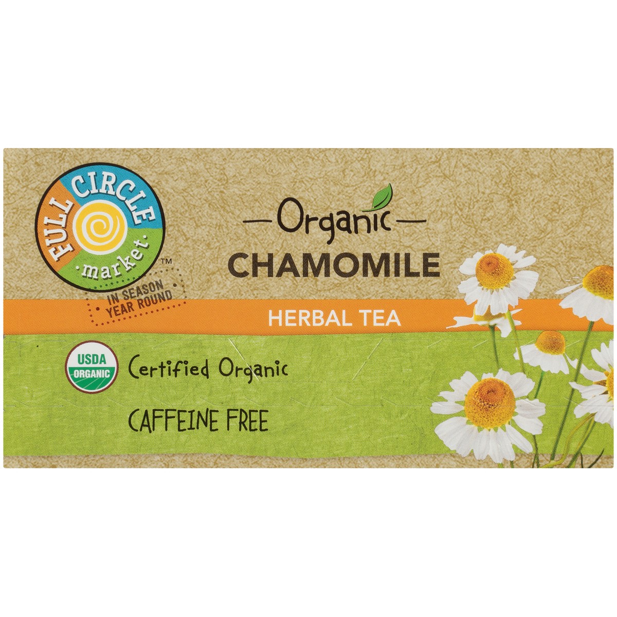 slide 9 of 9, Full Circle Market Caffeine Free Chamomile Herbal Tea, 20 ct