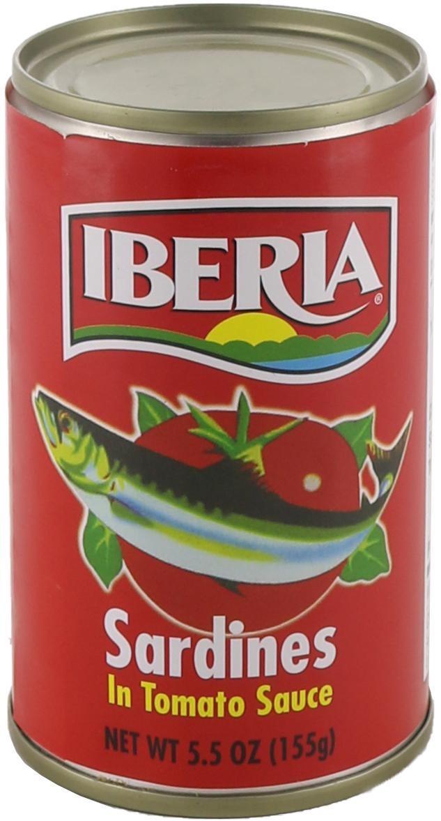 slide 1 of 1, Iberia Sardines In Tomato Sauce, 5.5 oz