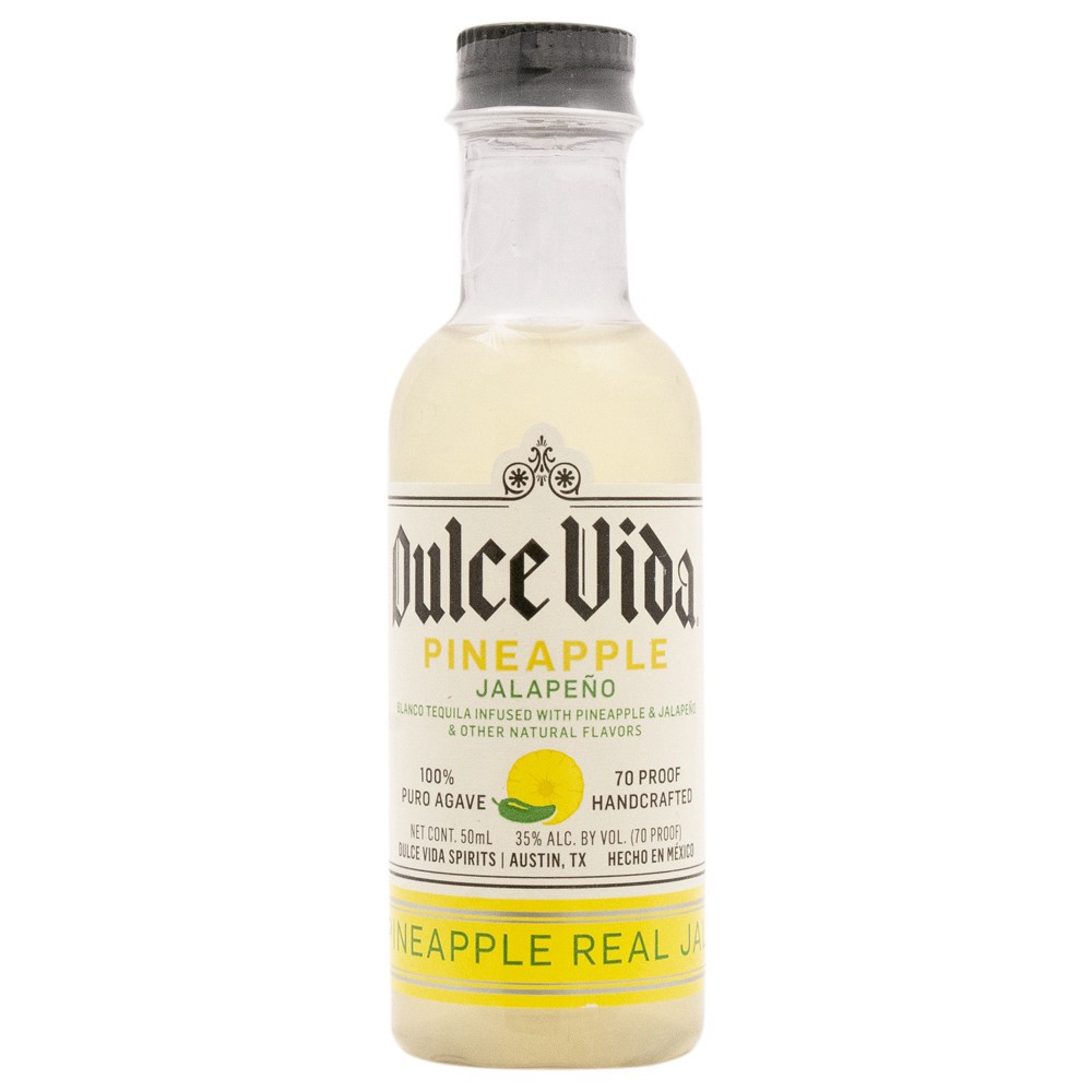 slide 1 of 1, Dulce Vida Tequila - Pineapple Jalapeno - 50 ml, 50 ml