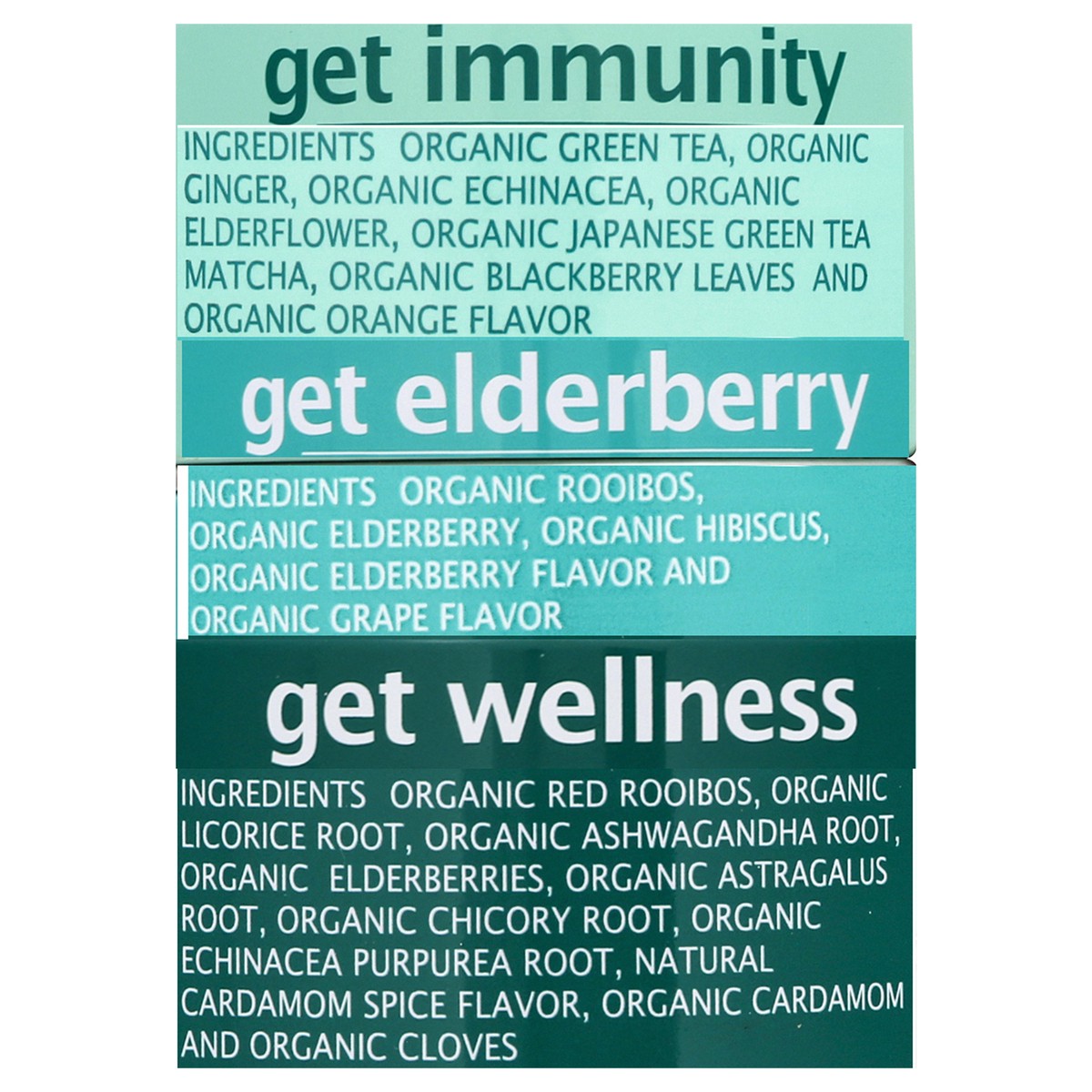 slide 3 of 12, Be Well Teas Be Well Bags Get Immunity/Get Elderberry/Get Wellness Herb Tea - 42 ct, 42 ct