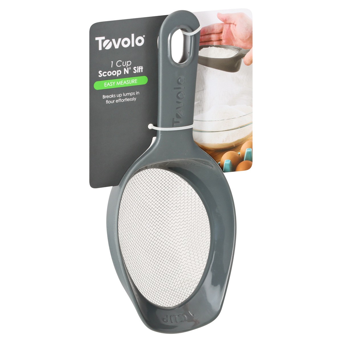 slide 5 of 10, Tovolo Easy Measure 1 Cup Scoop N' Sift 1 ea, 1 ct