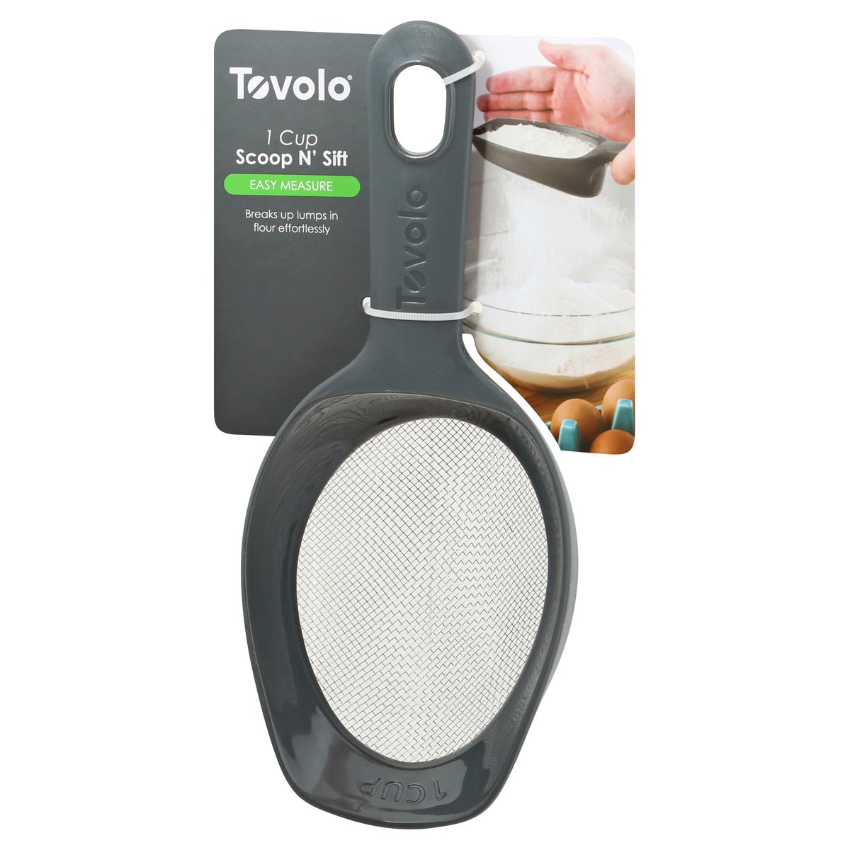 slide 6 of 10, Tovolo Easy Measure 1 Cup Scoop N' Sift 1 ea, 1 ct