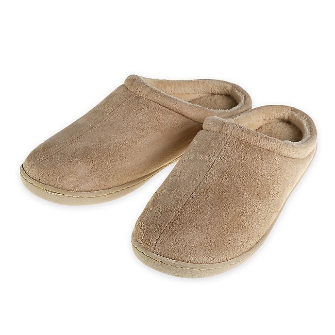 slide 1 of 2, Therapedic Size XL Unisex Classic Outlast Technology Slippers - Tan, 1 ct