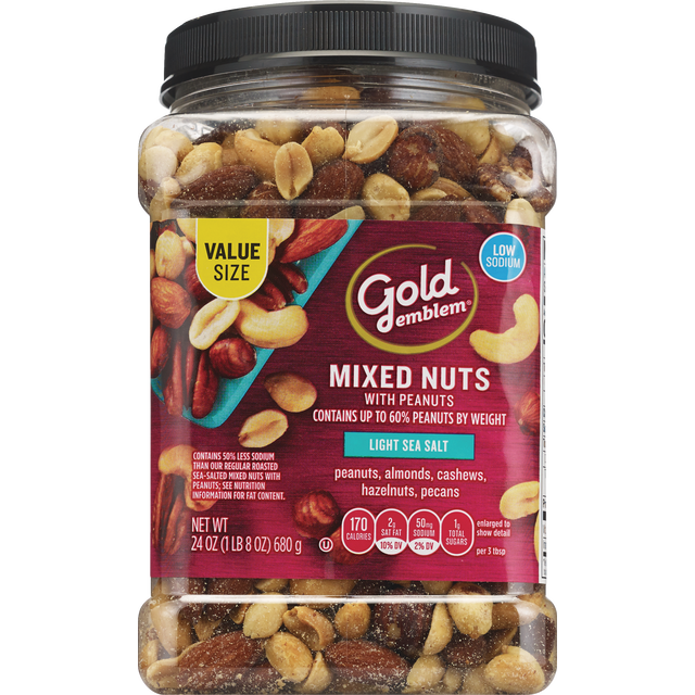 slide 1 of 1, Ge Ls Mixed Nuts With Peanuts, 1 ct