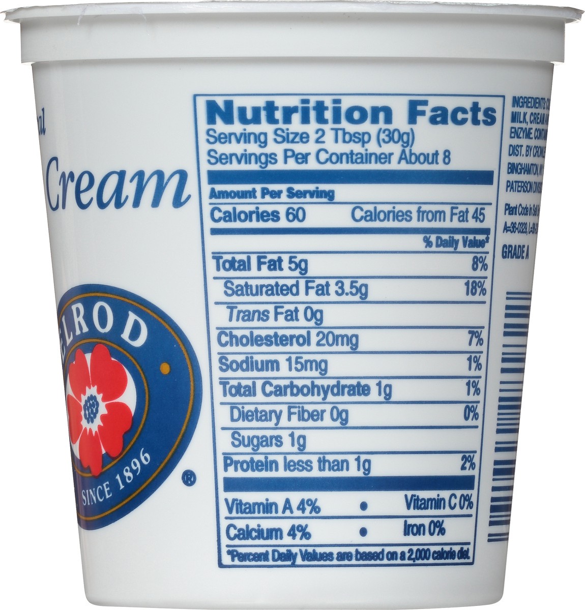 slide 8 of 8, Axelrod Sour Cream, 8 oz, 8 oz