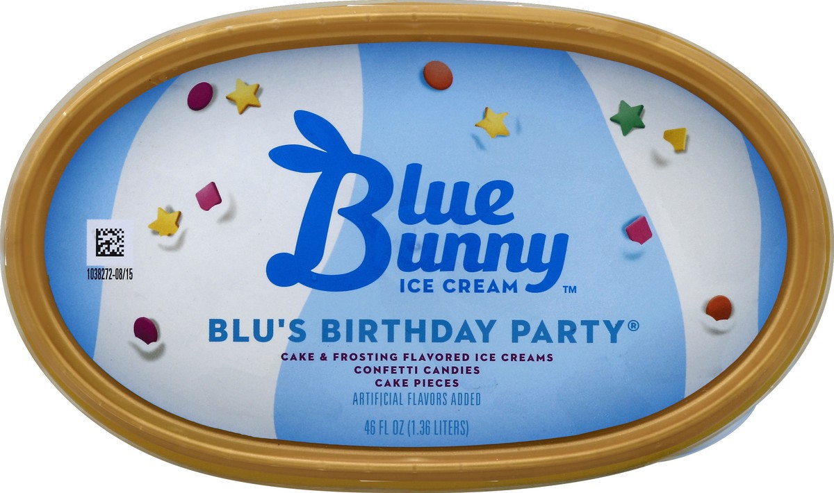 slide 2 of 4, Blue Bunny Premium Birthday Party Ice Cream, 1.75 qt