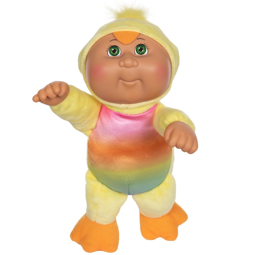 slide 1 of 1, Cabbage Patch Kids Rainbow Garden Party Cuties Chick Lennon Doll, 9 in
