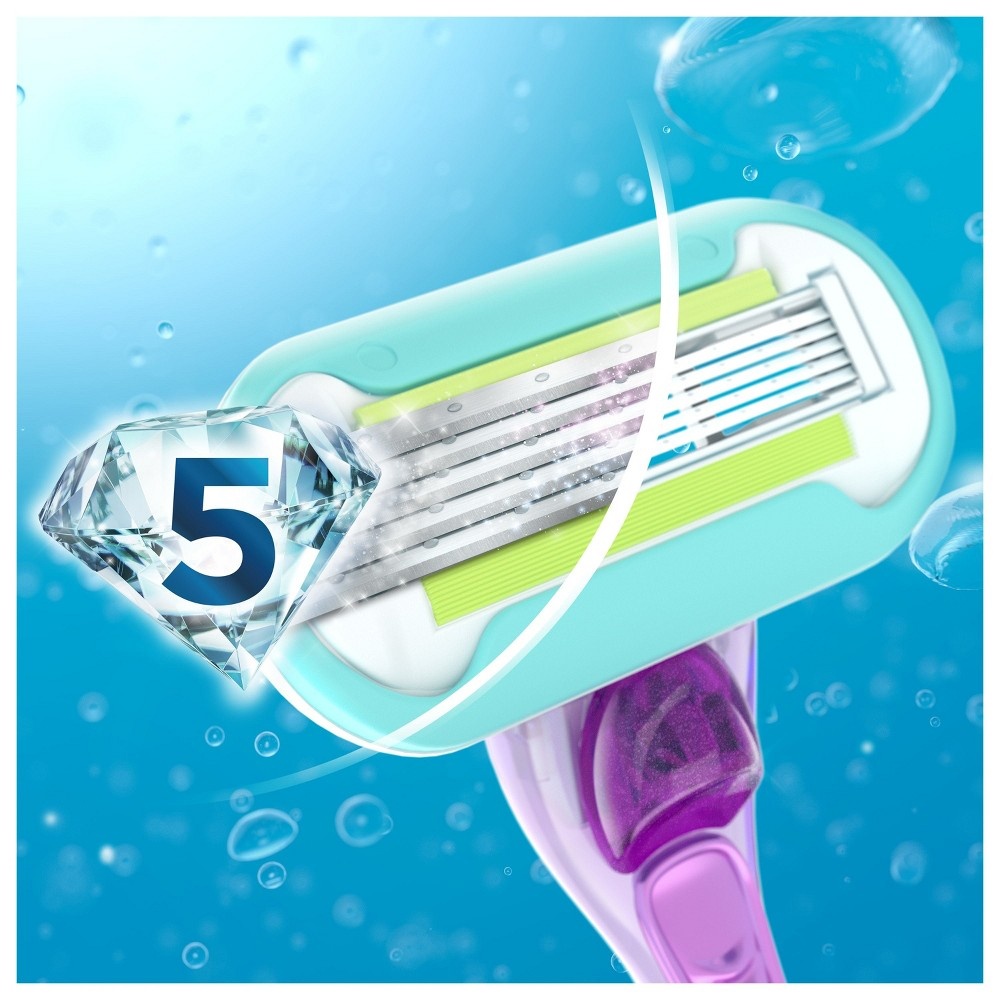 slide 6 of 8, Gillette Venus Embrace Pomegranate Cartridges, 4 ct