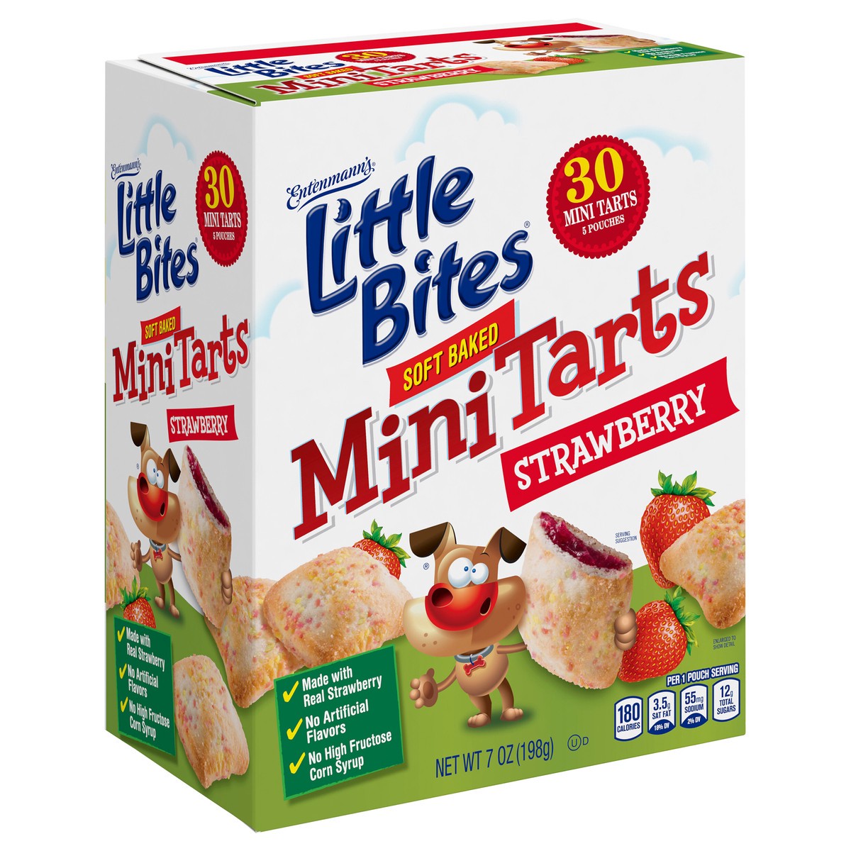 slide 12 of 12, ENTENMANNS Entenmann''s Little Bites Strawberry Soft Baked Mini Tarts, 5ct., 7 oz., 5 ct; 7 oz