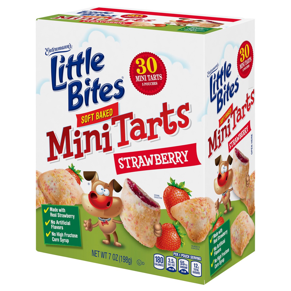 slide 7 of 12, ENTENMANNS Entenmann''s Little Bites Strawberry Soft Baked Mini Tarts, 5ct., 7 oz., 5 ct; 7 oz